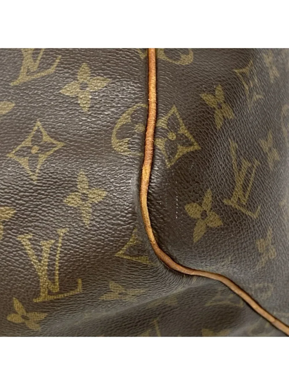 Louis Vuitton Boston Bag Monogram Keepall 55 Brown